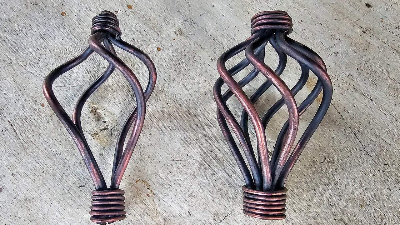 Herramienta CASERA para PIÑAS de Herreria - forja en Frio
