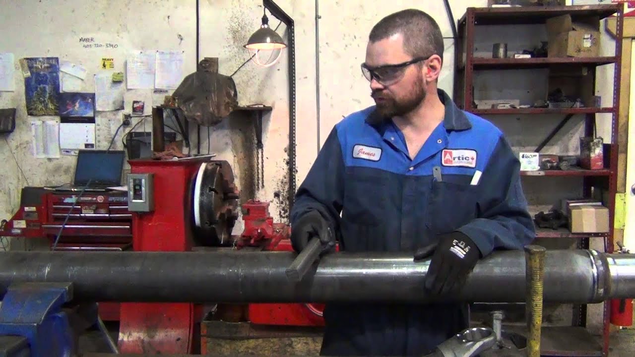 How to Build your own RVHauler -Step17- Lengthen and Weld a Driveshaft