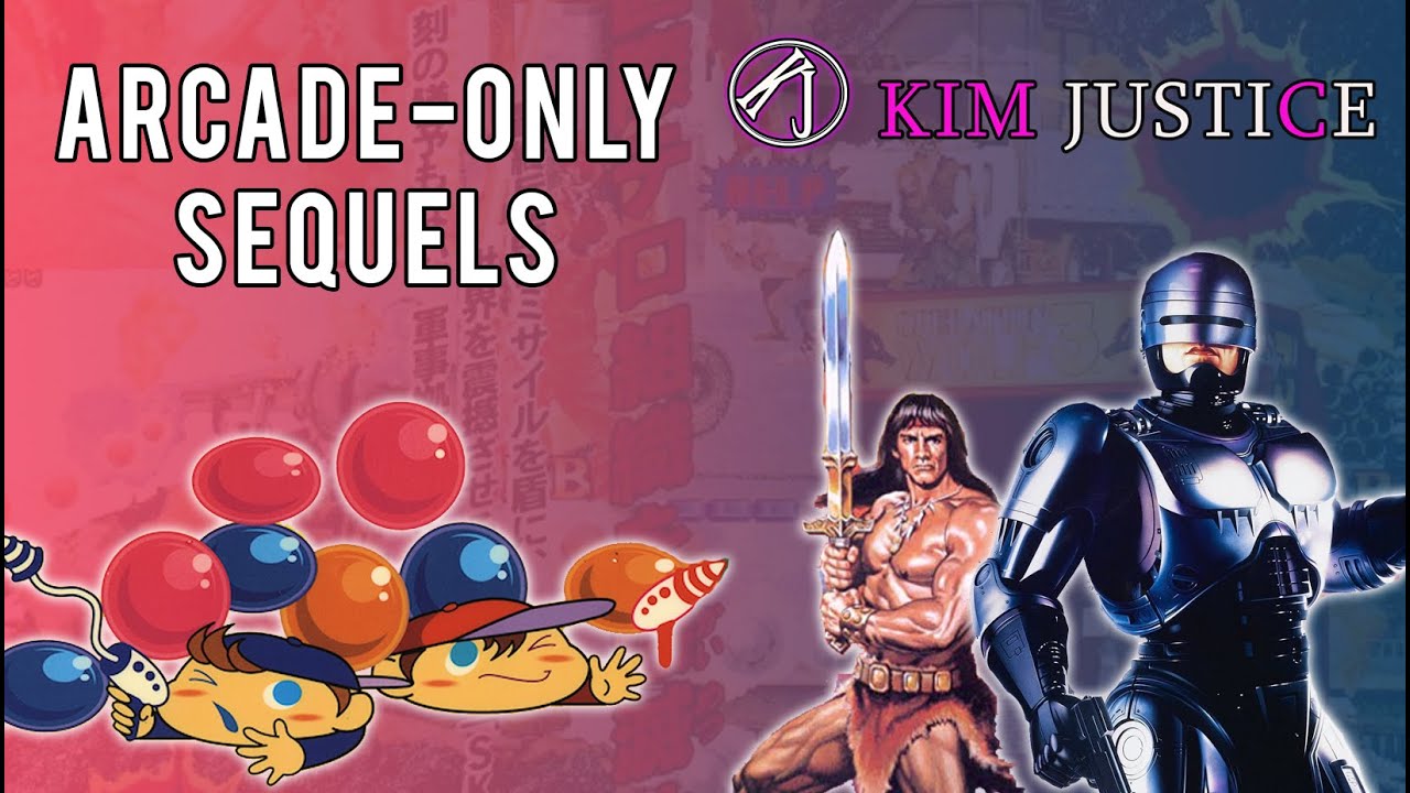 10 Obscure Arcade-Only Video Game Sequels | Kim Justice