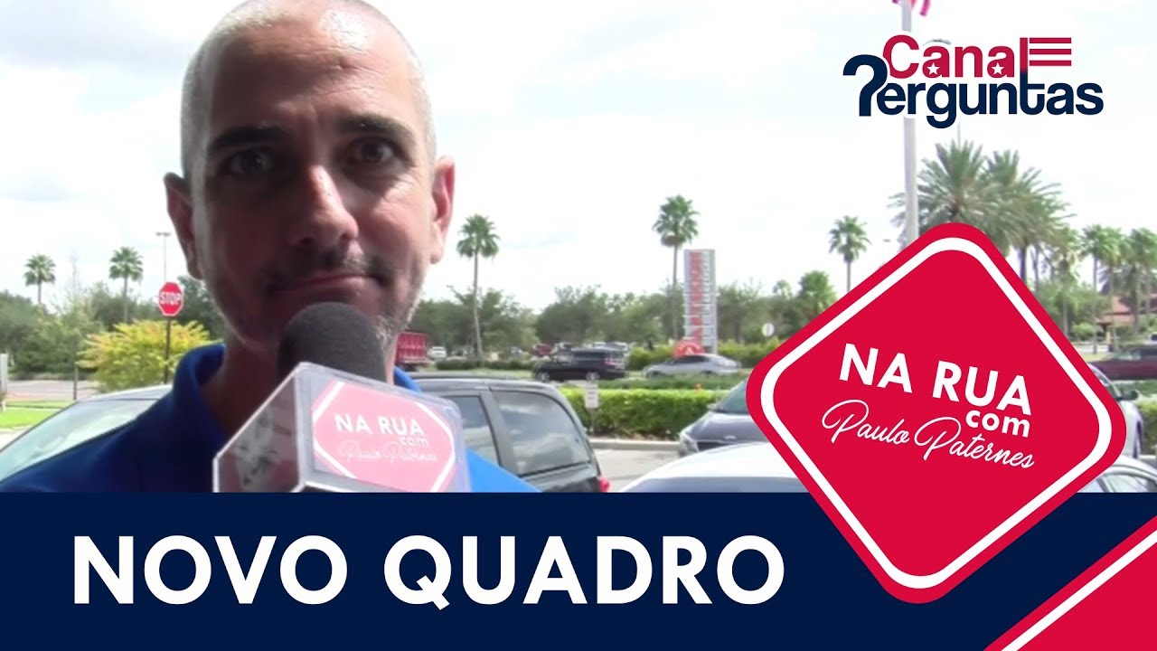 Na rua com Paulo Paternes #1 - O que você acha do Presidente Donald Trump?