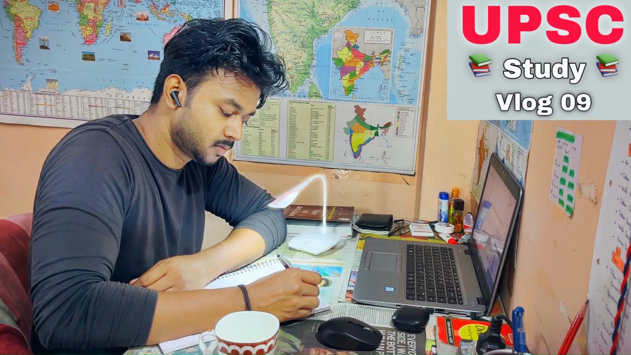I woke up 5AM to study for UPSC 🎯 | Aspirant life in delhi | UPSC Study Vlog