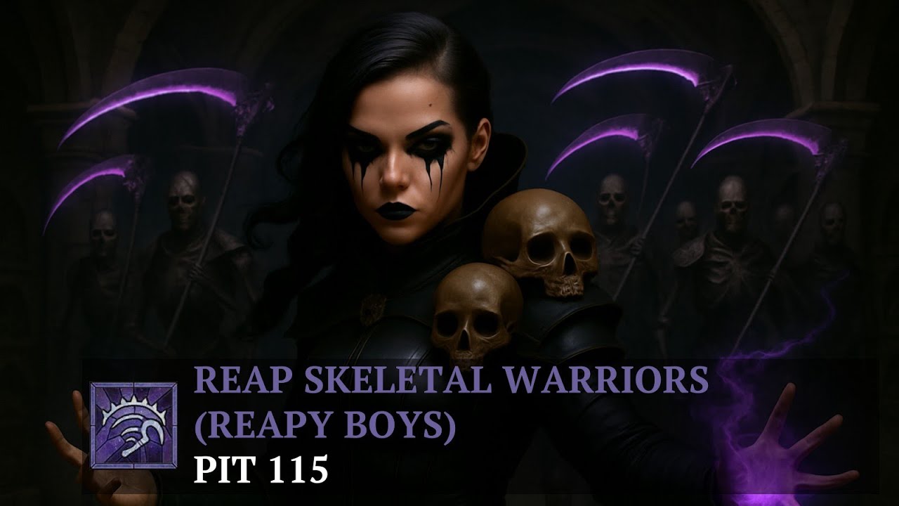 PIT 115 done - REAP WARRIORS is the best MINION build of the season [Diablo IV - Season 10]