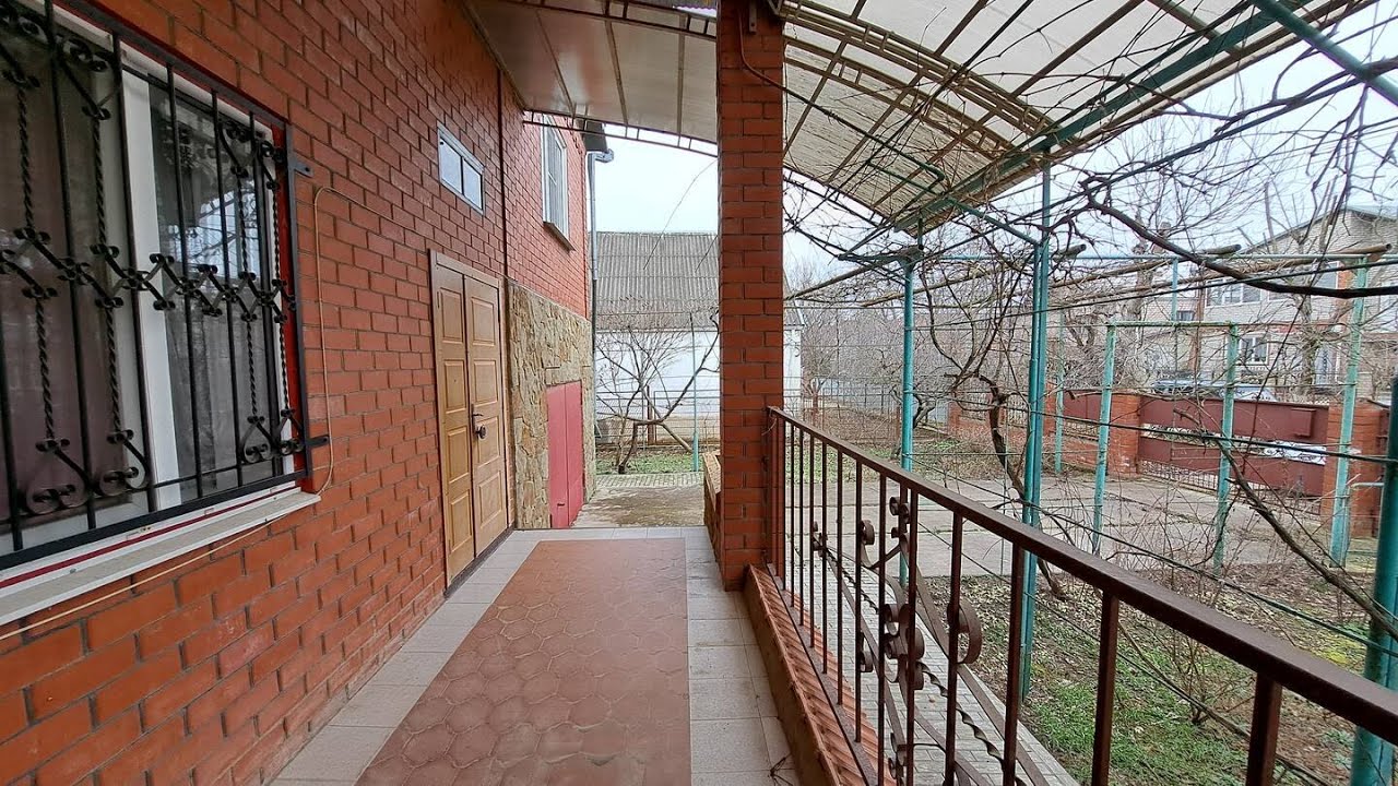 🏡Дом в 100 км от моря. Для любителей камина и большого цоколя - дом в Краснодарском крае!