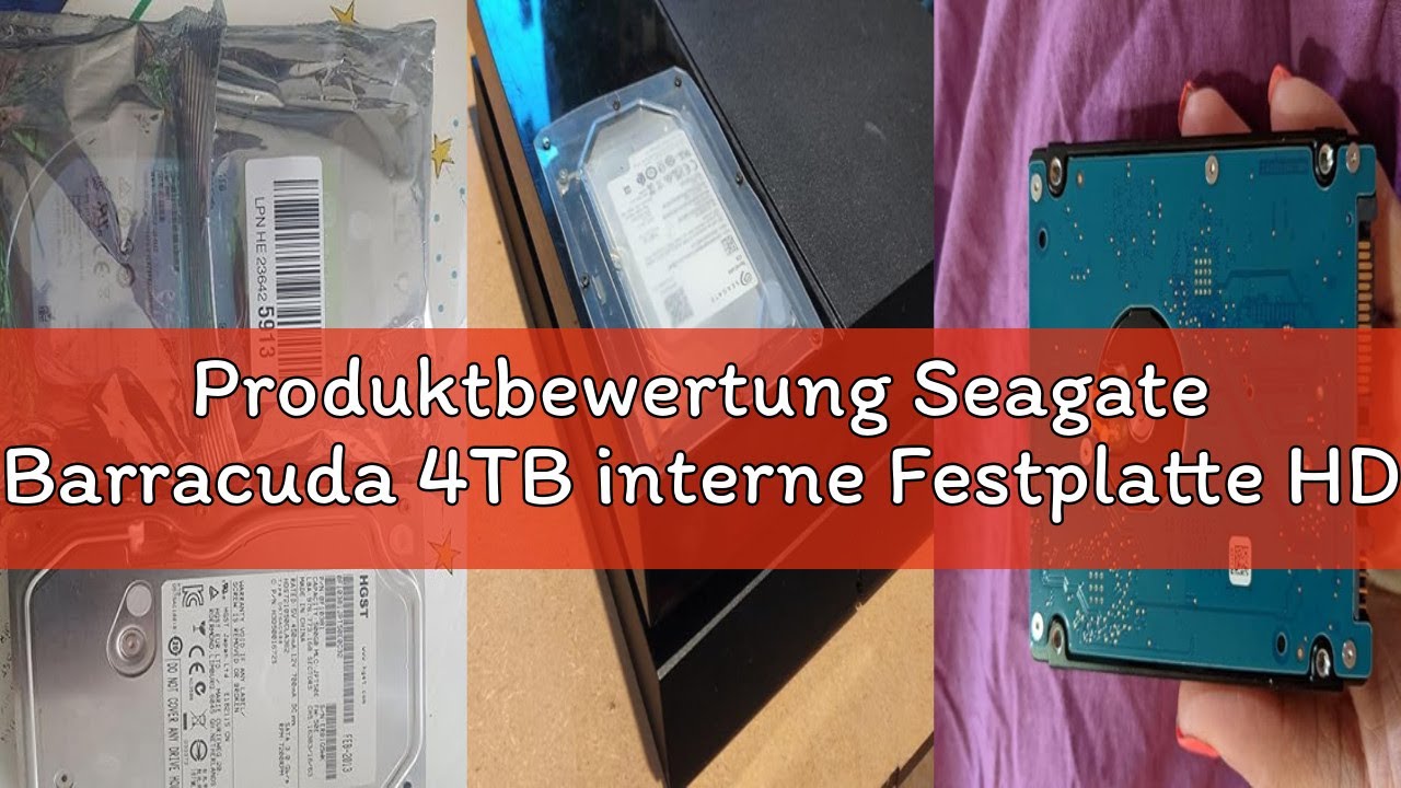 Produktbewertung Seagate Barracuda 4TB interne Festplatte HDD, 2.5 Zoll, 5400 U/Min, 128 MB Cache, S