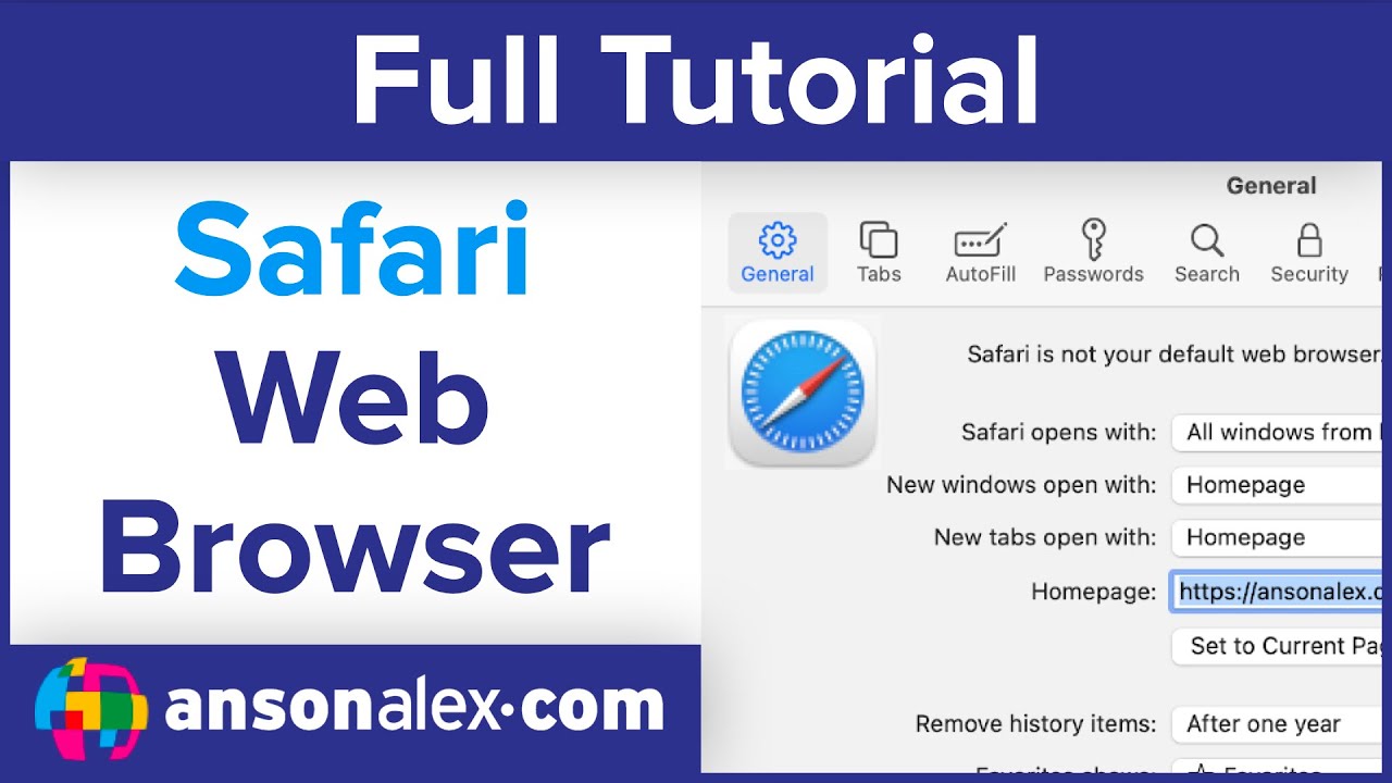 Safari Tutorial for Mac