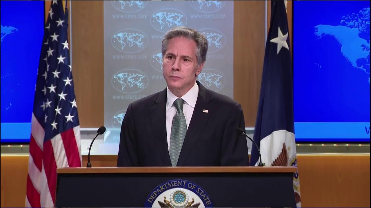 Secretary of State Antony Blinken will deliver remarks at the State Department
