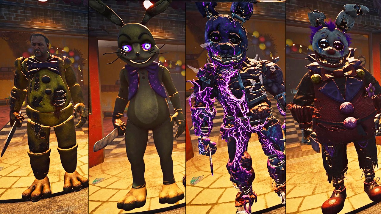 Dead By Daylight FNAF Collection Showcase!