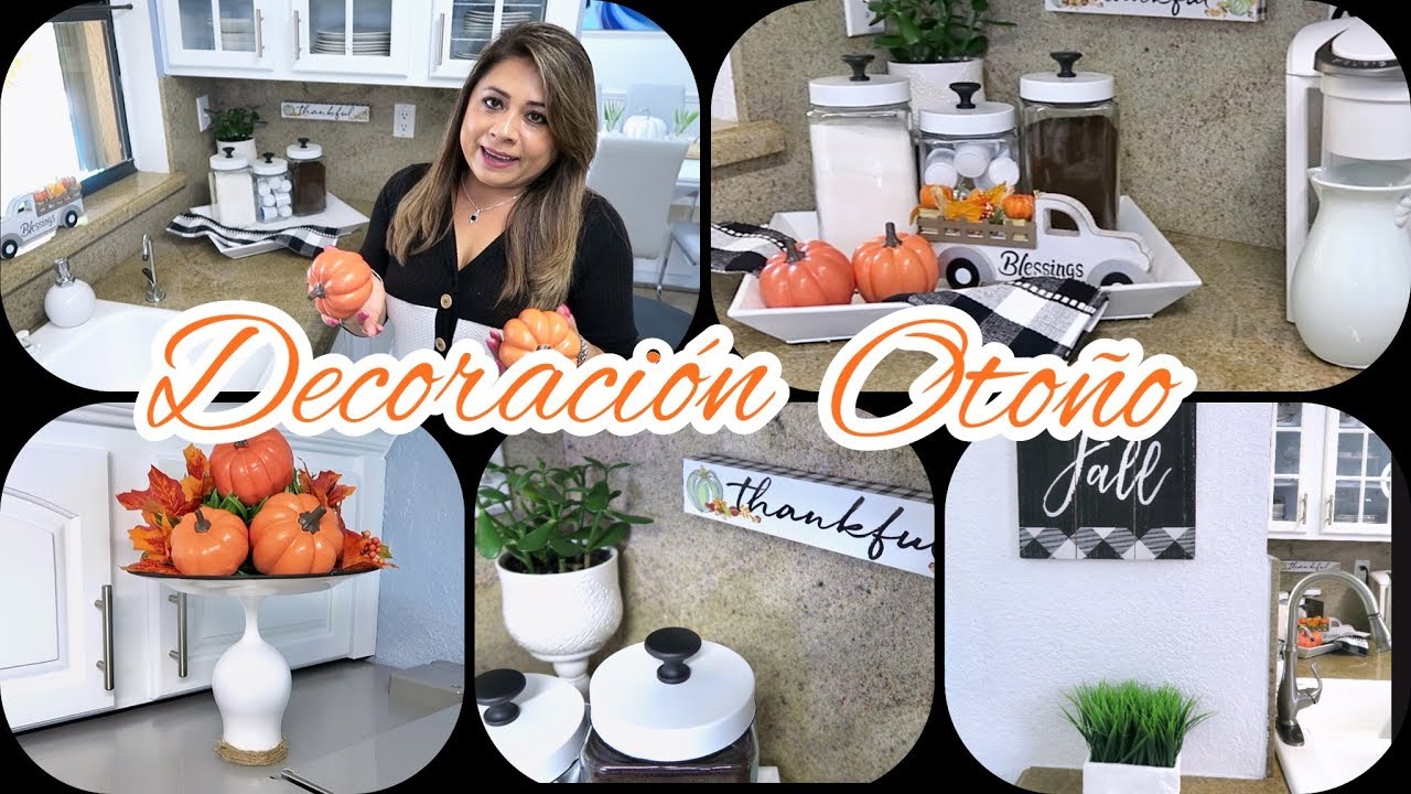 IDEAS PARA DECORAR TU COCINA BARATISIMO 🍂 DECORANDO MI COCINA PARA OTOÑO 2019 🍁
