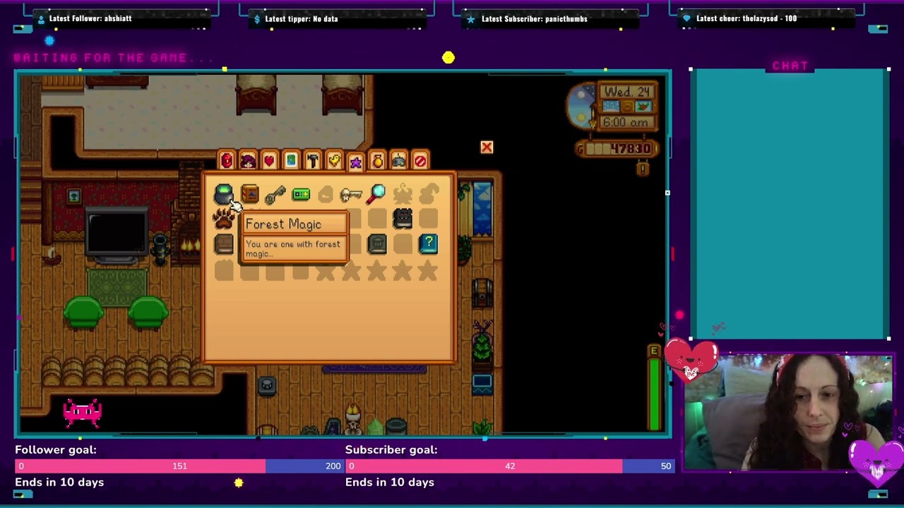 A Little Stardew! Countdown To V-Day and My B-Day! Day 7 of 17!⛏️😎👍