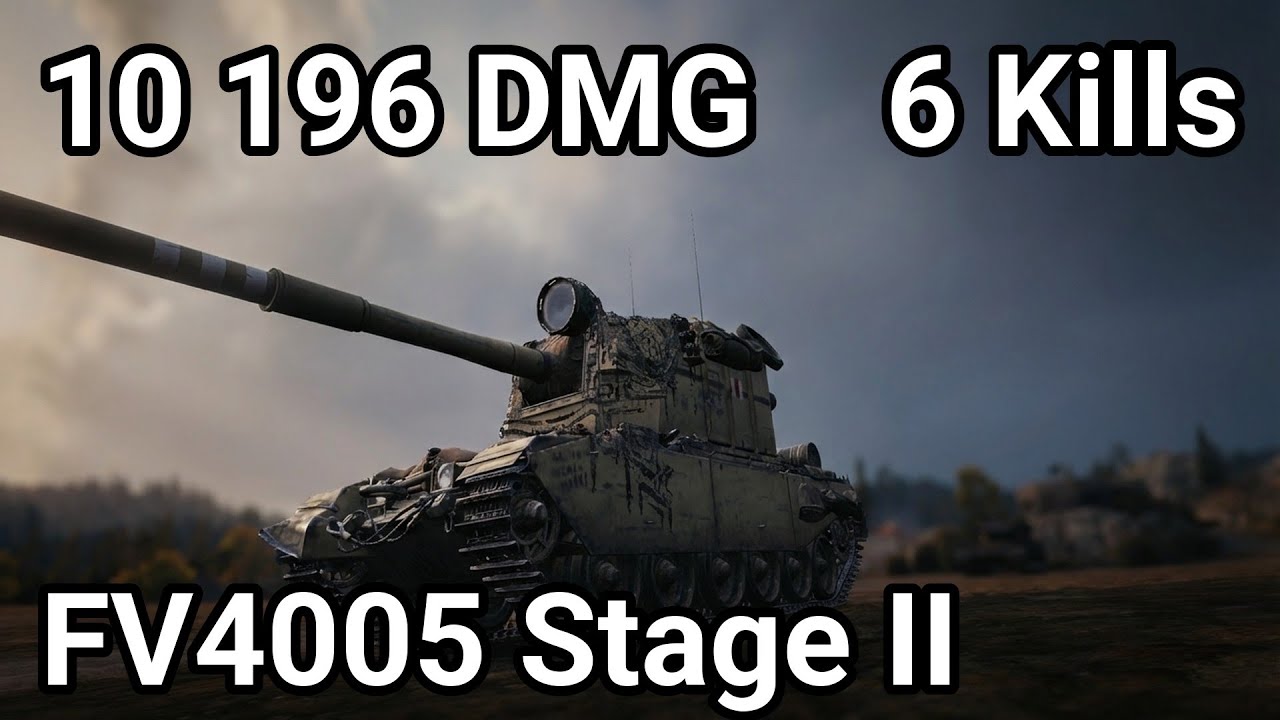 FV4005: 10K DAMAGE 6 KILLS - The 183mm Nightmare Returns | WoT 2.1.1