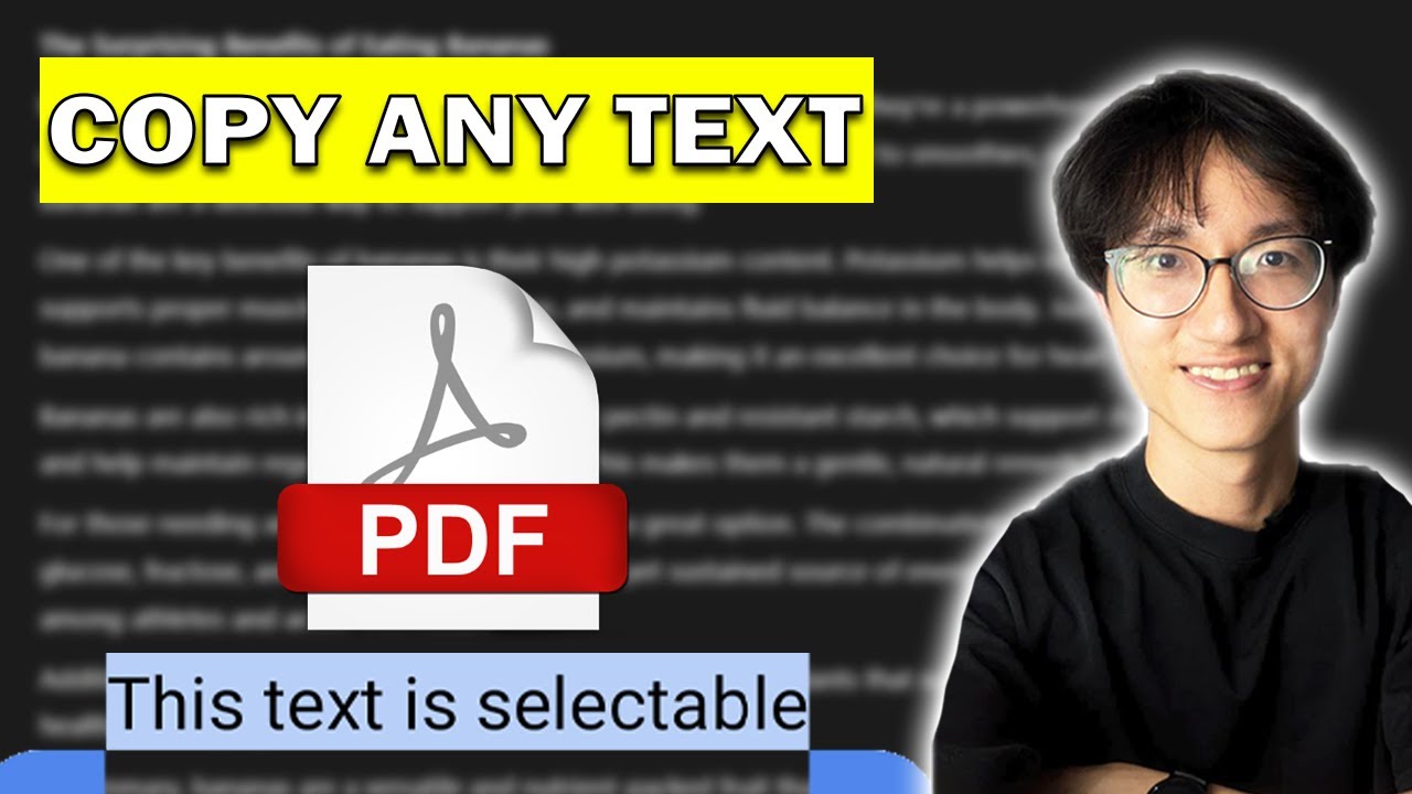 Как скопировать текст из PDF-файла, если функция копирования/вставки не работает!