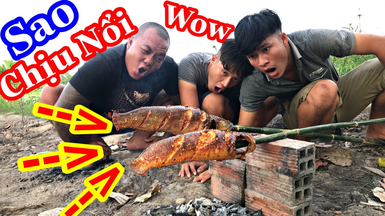 Thánh Xàm có 2 con cá Lóc siêu to liền đem Đi Nướng Sa Tế ngoài Đồng ngon hết chỗ chê