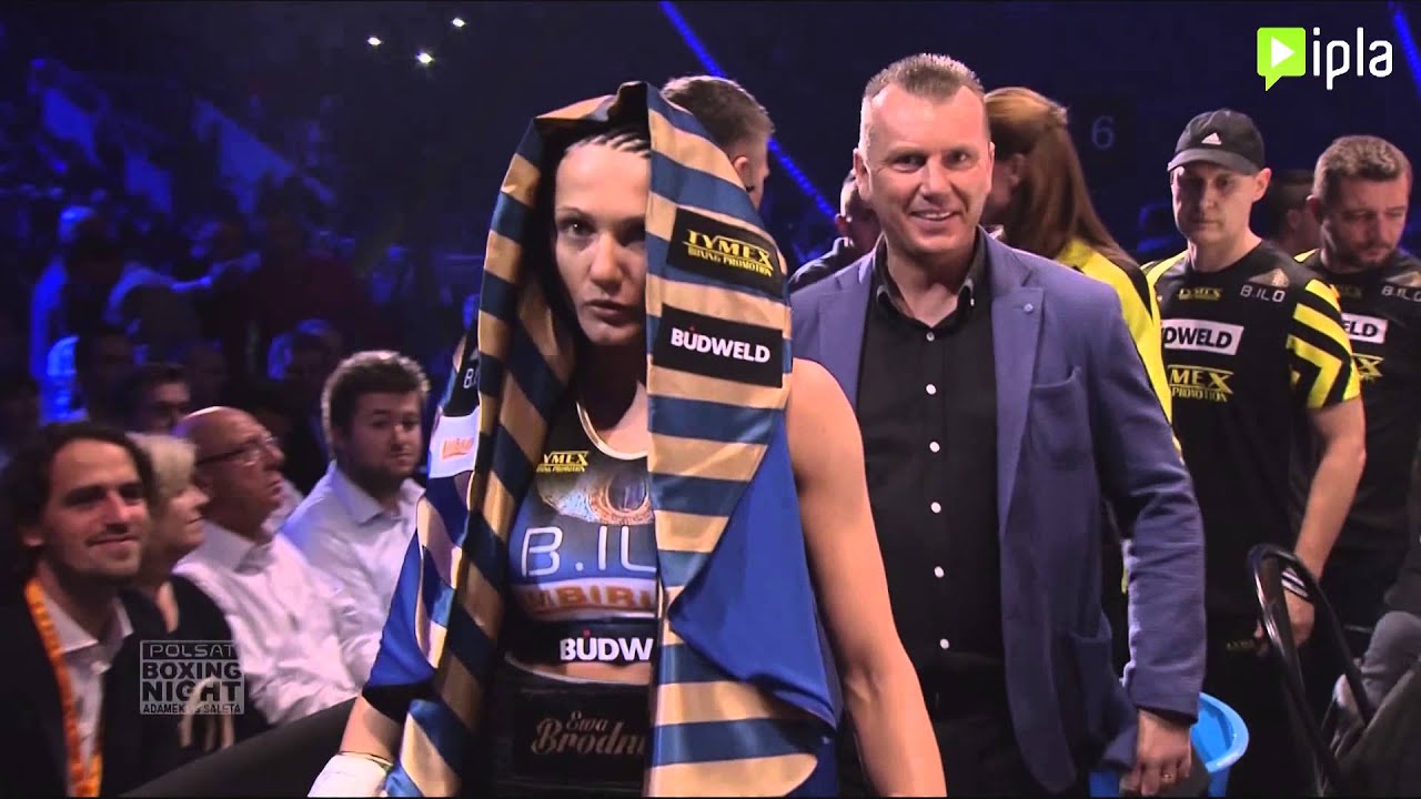 Ewa Brodnicka - Ewa Piątkowska - Polsat Boxing Night - początek walki