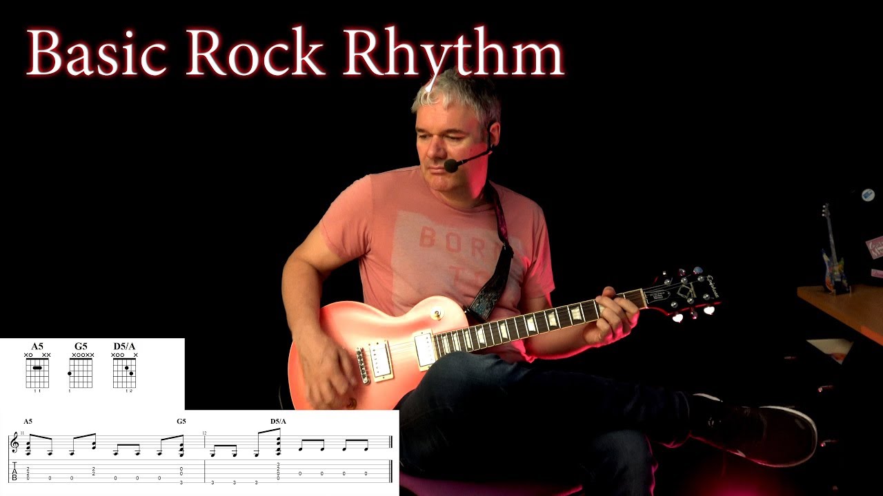 Basic Rock Rhythm - Guitar Lesson
