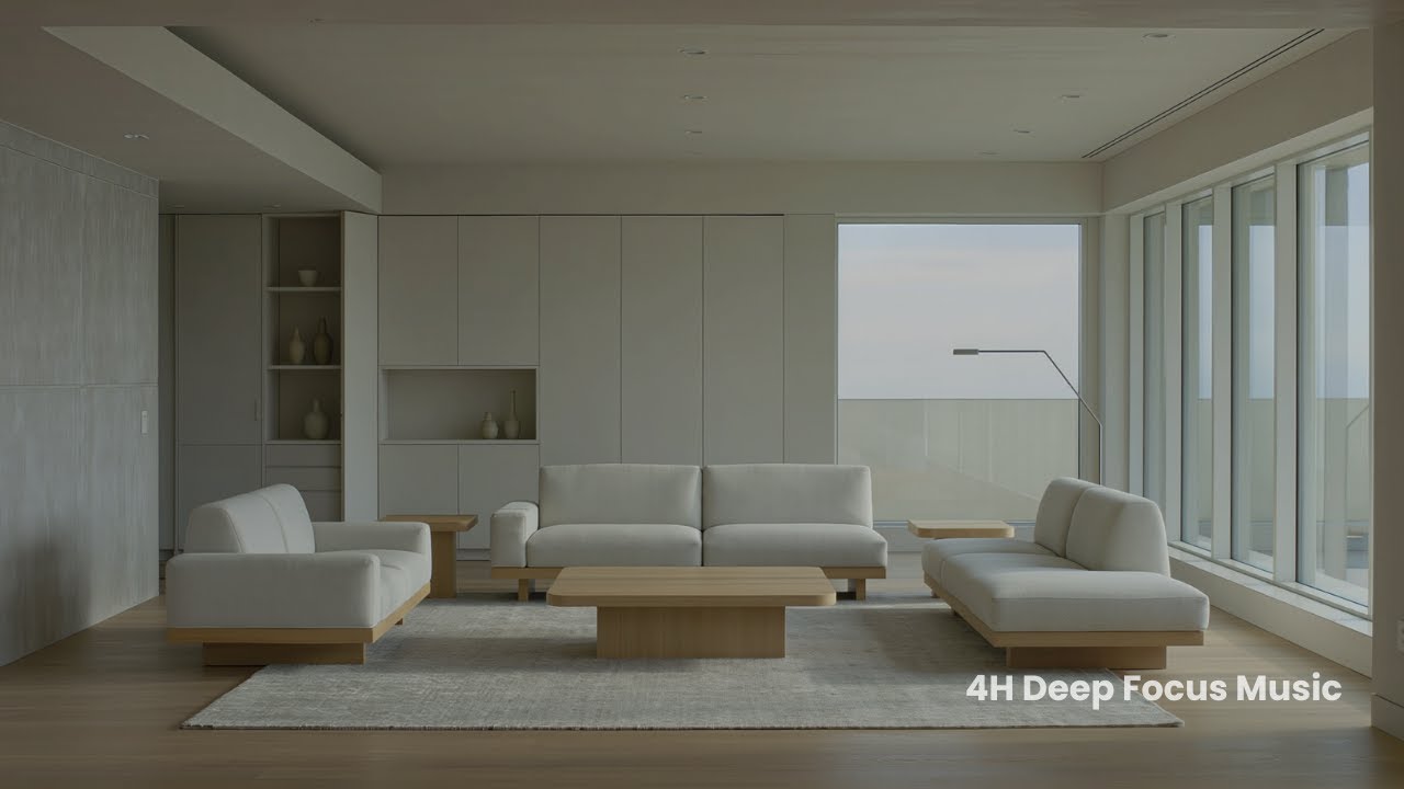 4 Hours Deep Focus Music for Work & Study | Minimal Ambient