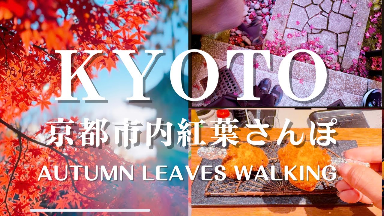 京都市内の絶対行くべき紅葉スポットと、祇園の絶品串揚げやさん。#旅ログ #グルメ #japanesefood