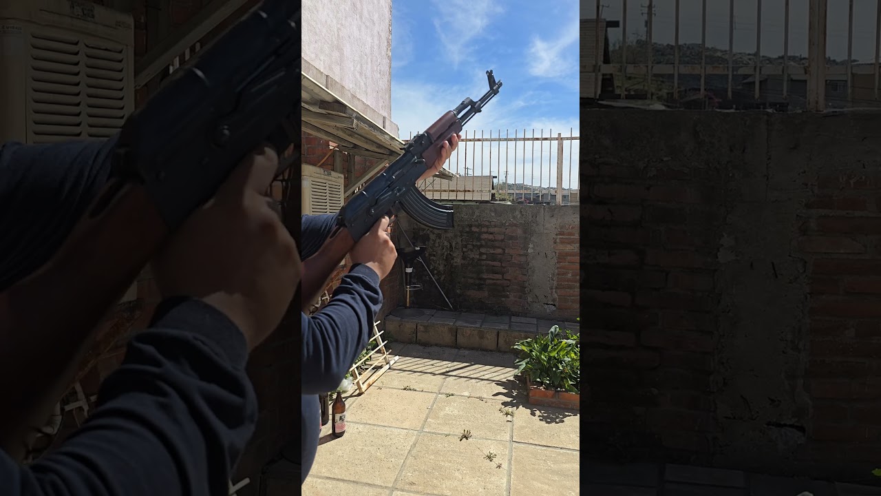 AKM AEG vs AK74SU GBB&hellip; Who Wins? #airsoft #airsoftcqb #akm #ak74su