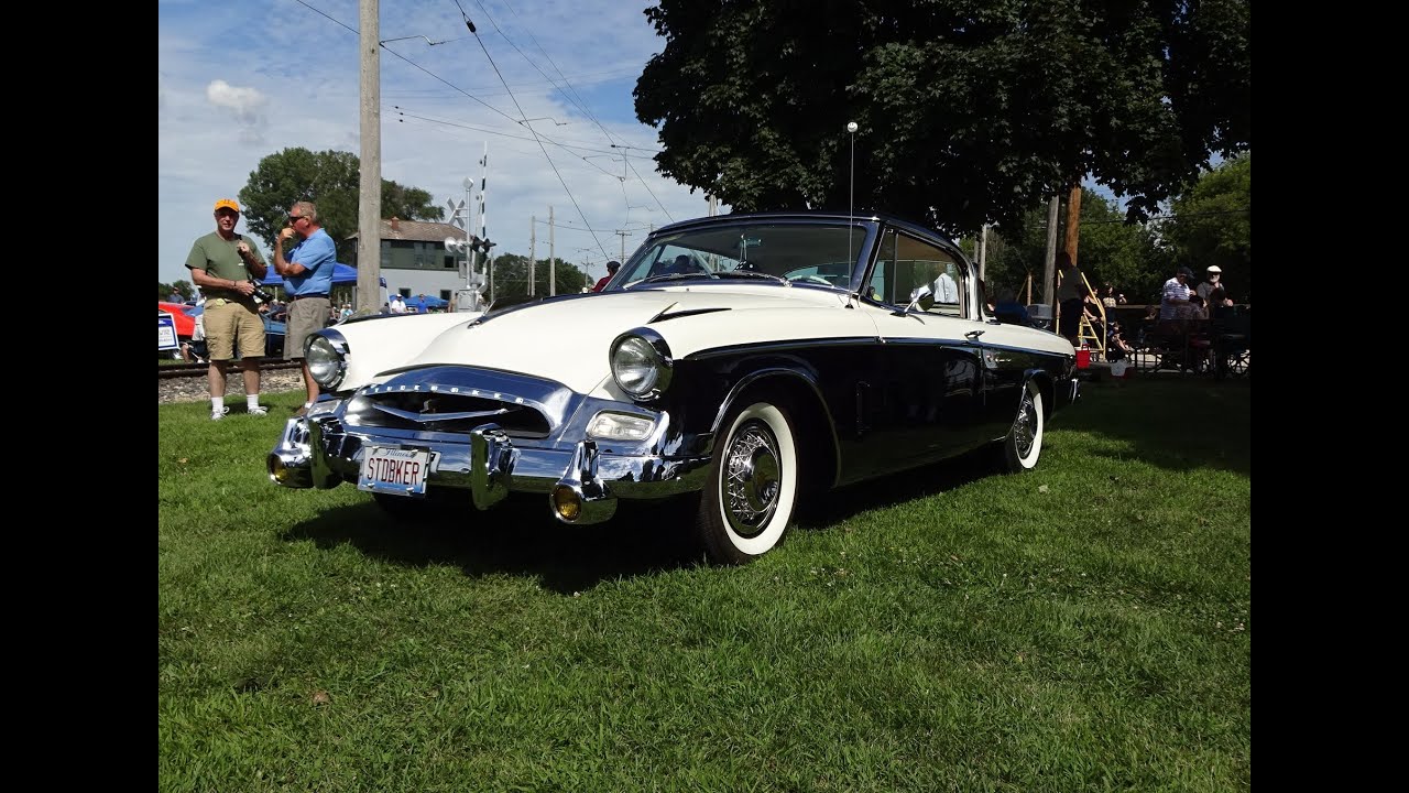 1955 Studebaker President Speedster in Black & White & Engine Start My Car Story with Lou Costabile