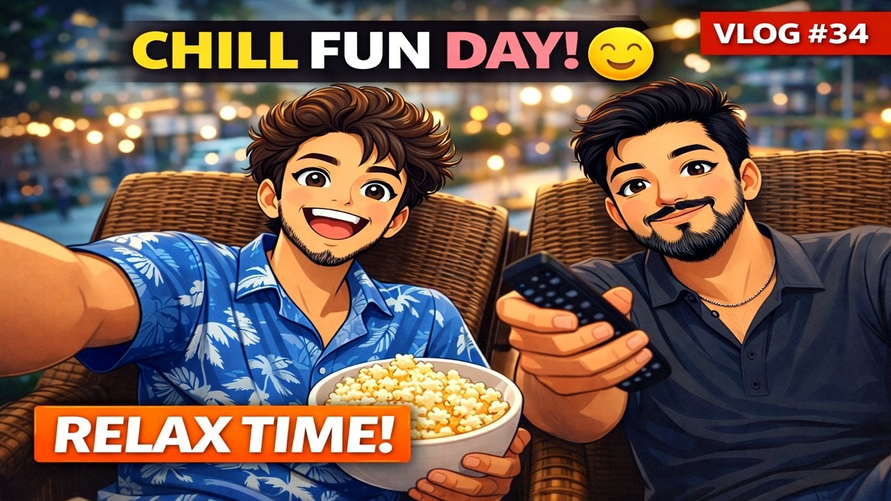Chill Fun Day & Relax Time 😌🍿 | Perfect Evening Vlog #34