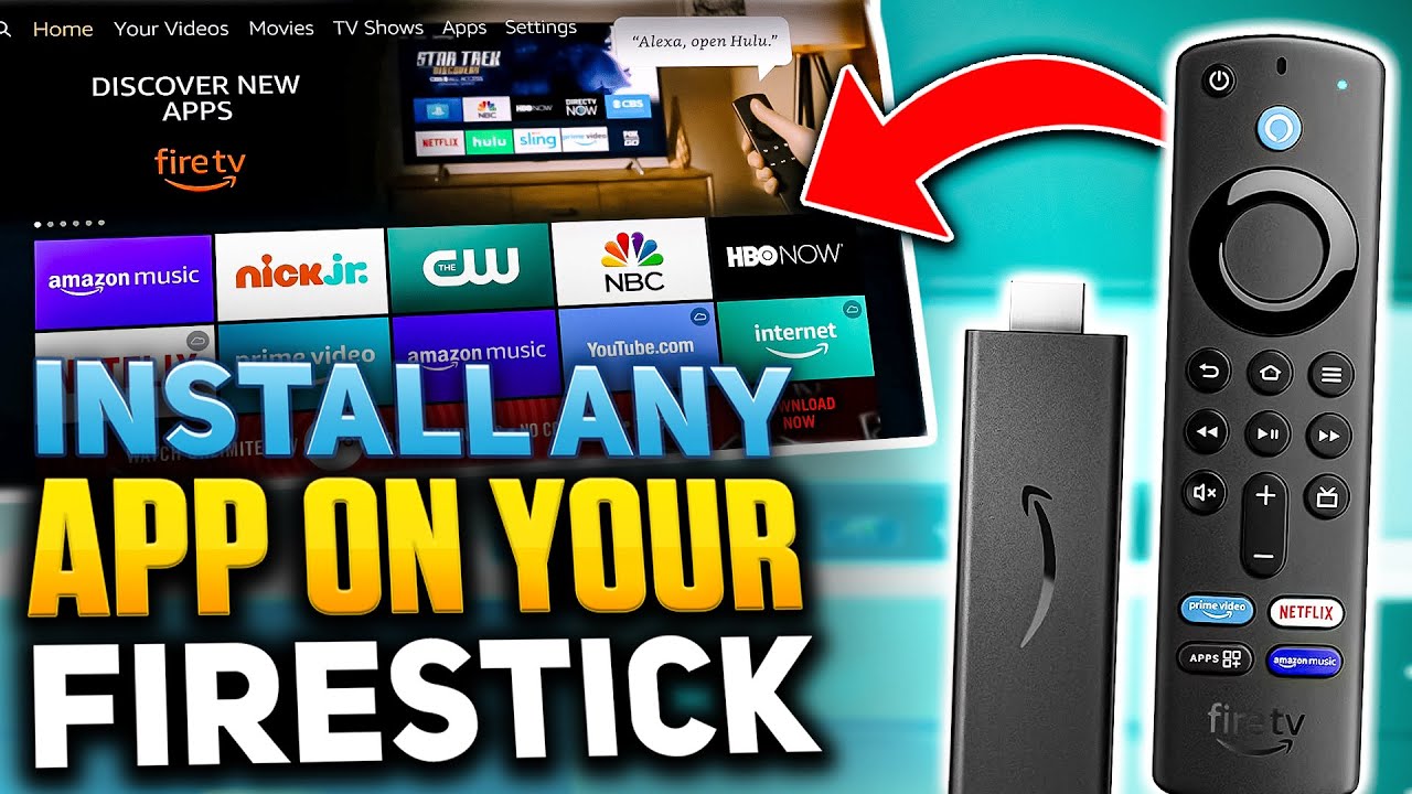 УСТАНОВИТЕ ЛЮБОЕ ПРИЛОЖЕНИЕ НА СВОЙ FIRESTICK!