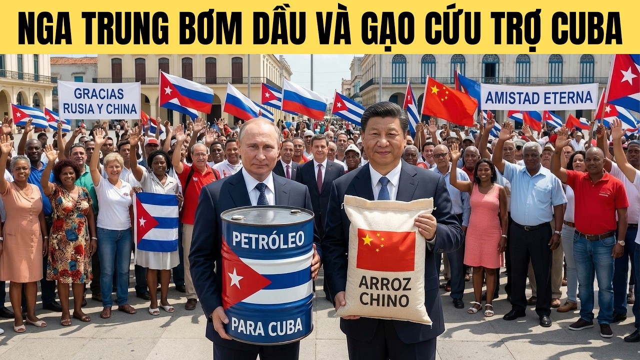 700.000 thùng dầu Nga 60.000 tấn gạo TQ:Cuba đc “liên minh ngầm” cứu?