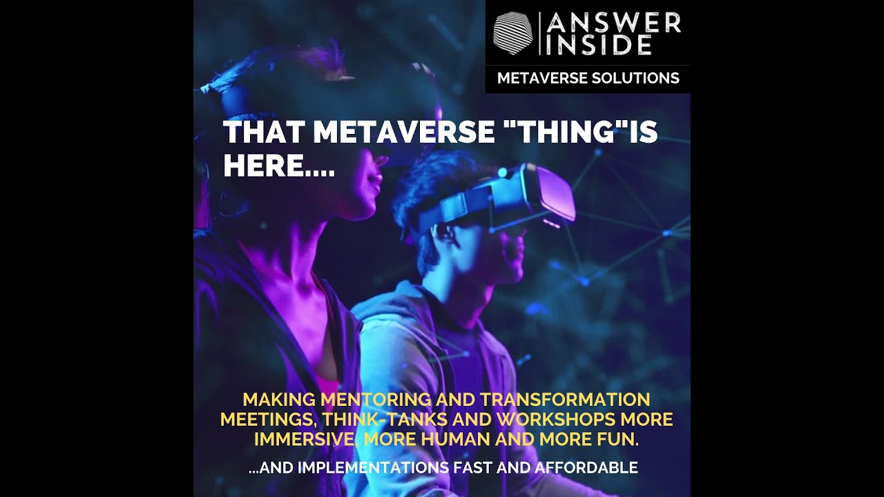 Madiha Mouchtak MBA. Answer Inside Metaverse Solutions. Goes Live