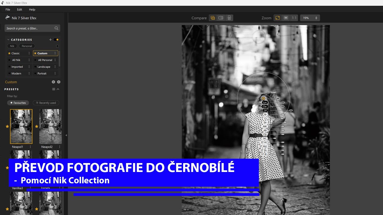 Převod fotografie do černobílé pomocí Nik Collection
