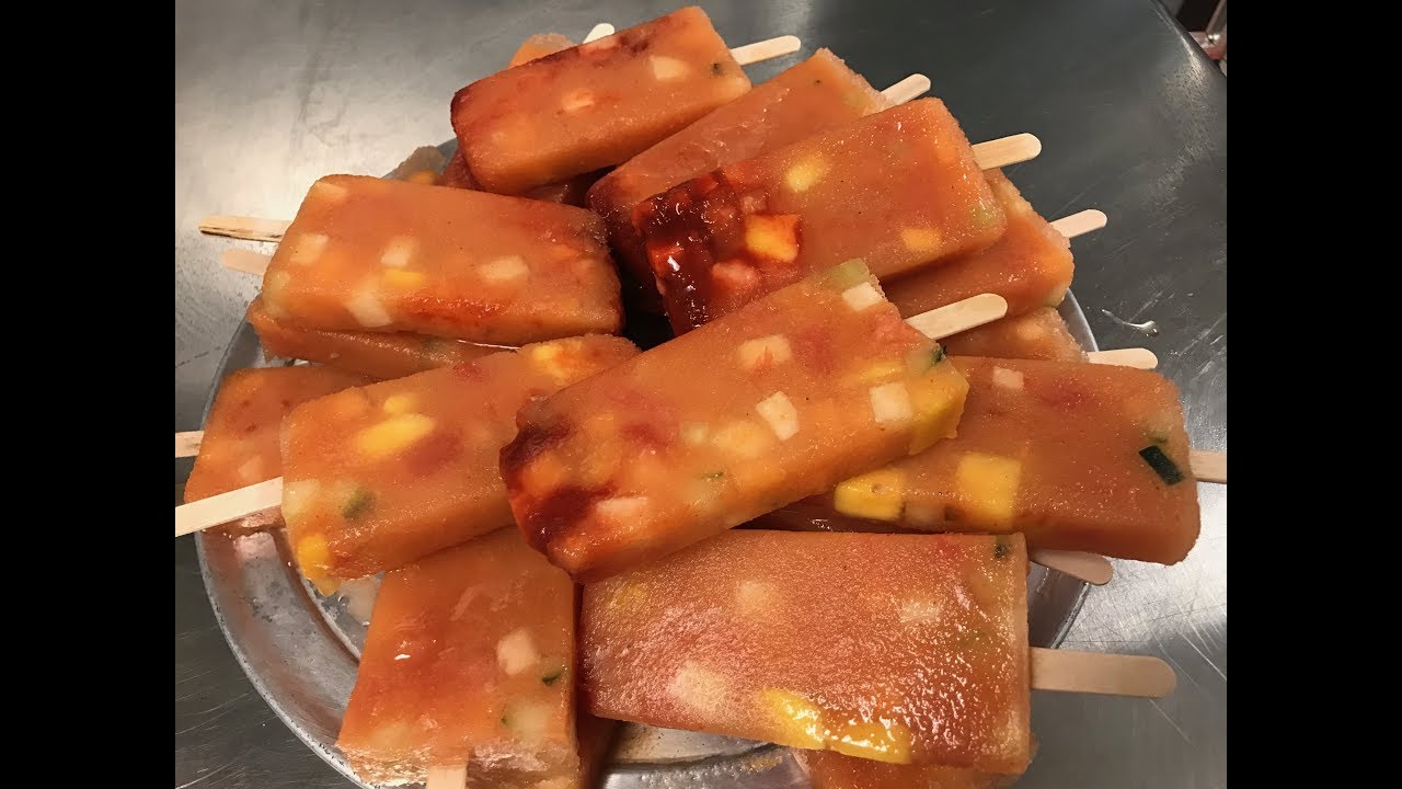 Paletas de Pico de Gallo 🍉🍈🍍🥒🔴Nuevo descubrimiento