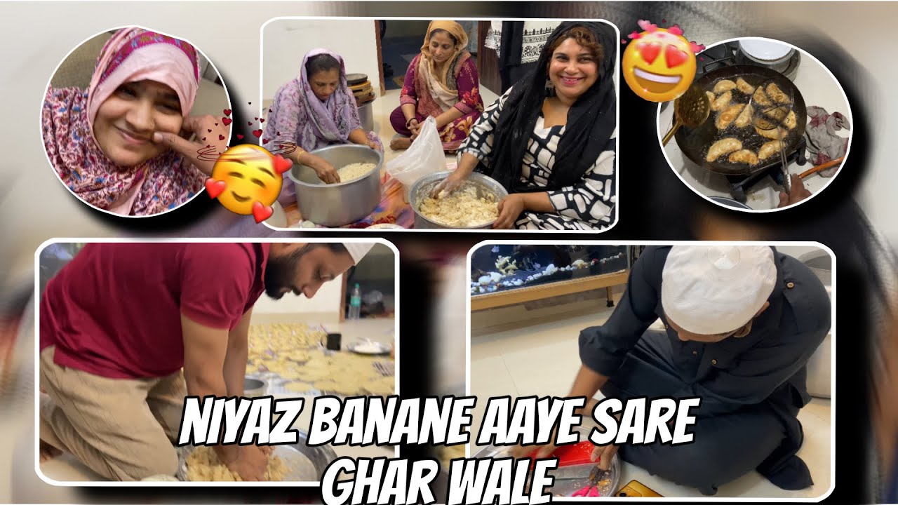 Rajjab ki niyaz 😍 | imam jafar siddique ❤️| sab ne banaye niyaz 🥹 | ghar me aaye sab mheman❤️💕
