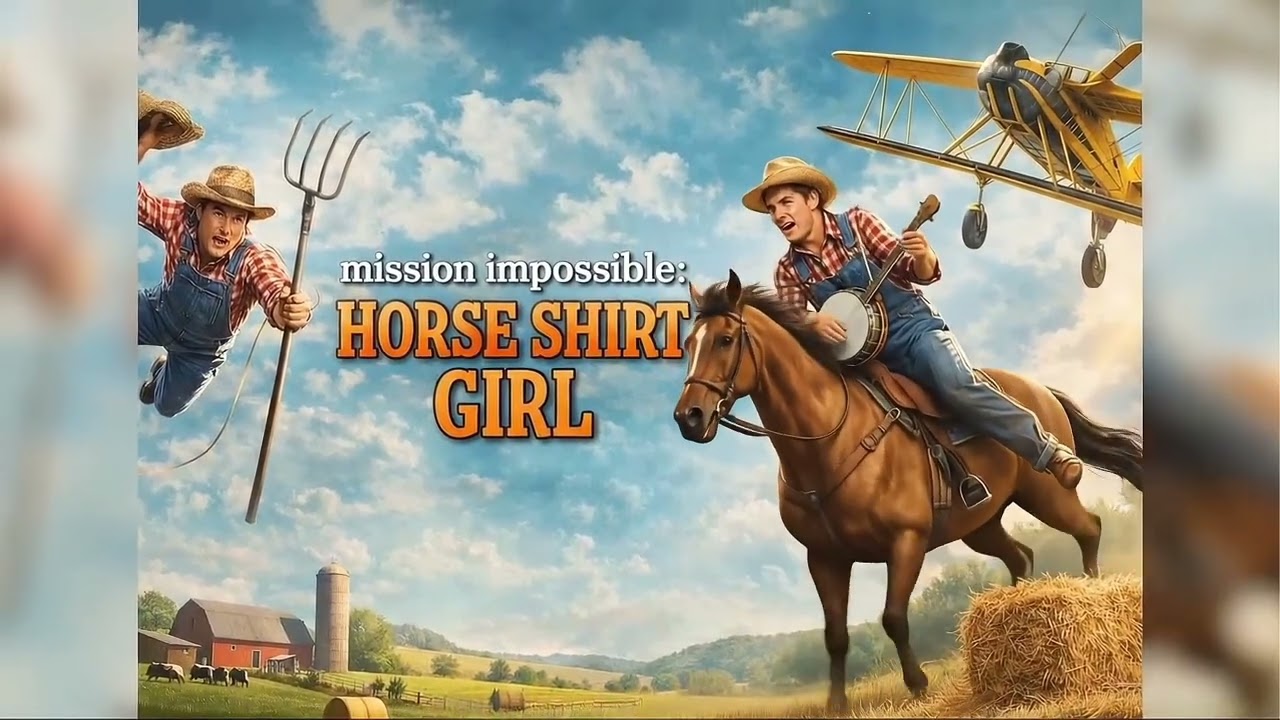 Mission Impossible Theme (Bluegrass Version) 🤠🎻 | AI Cover – Horse Shirt Girl