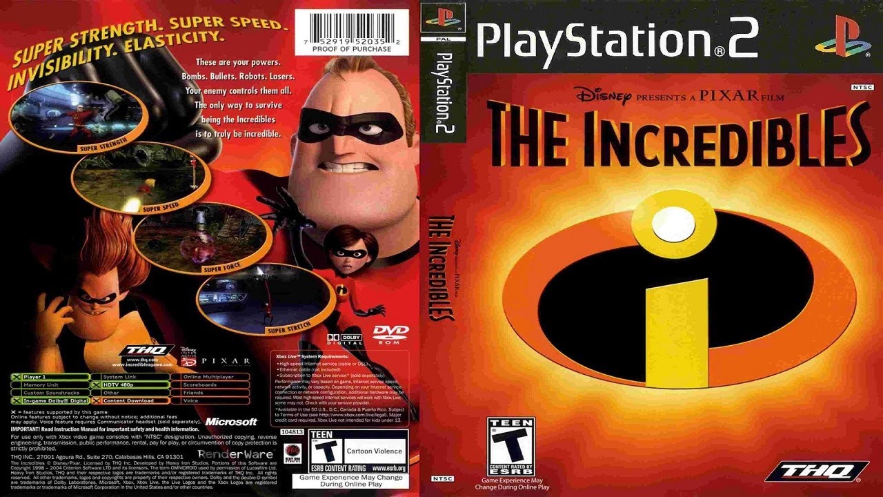 The Incredibles Longplay [PS2]