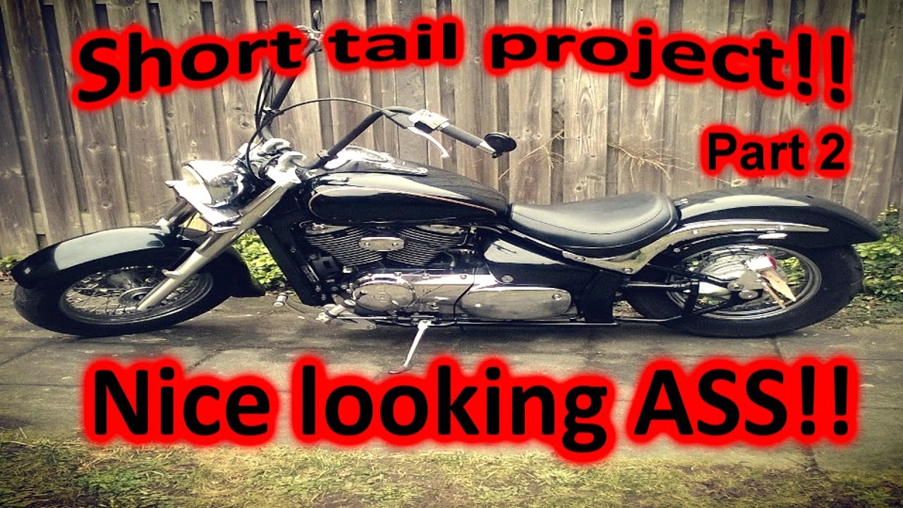 Short tail project part 2, the final paint job and installation of the rear fender. Good looking ass