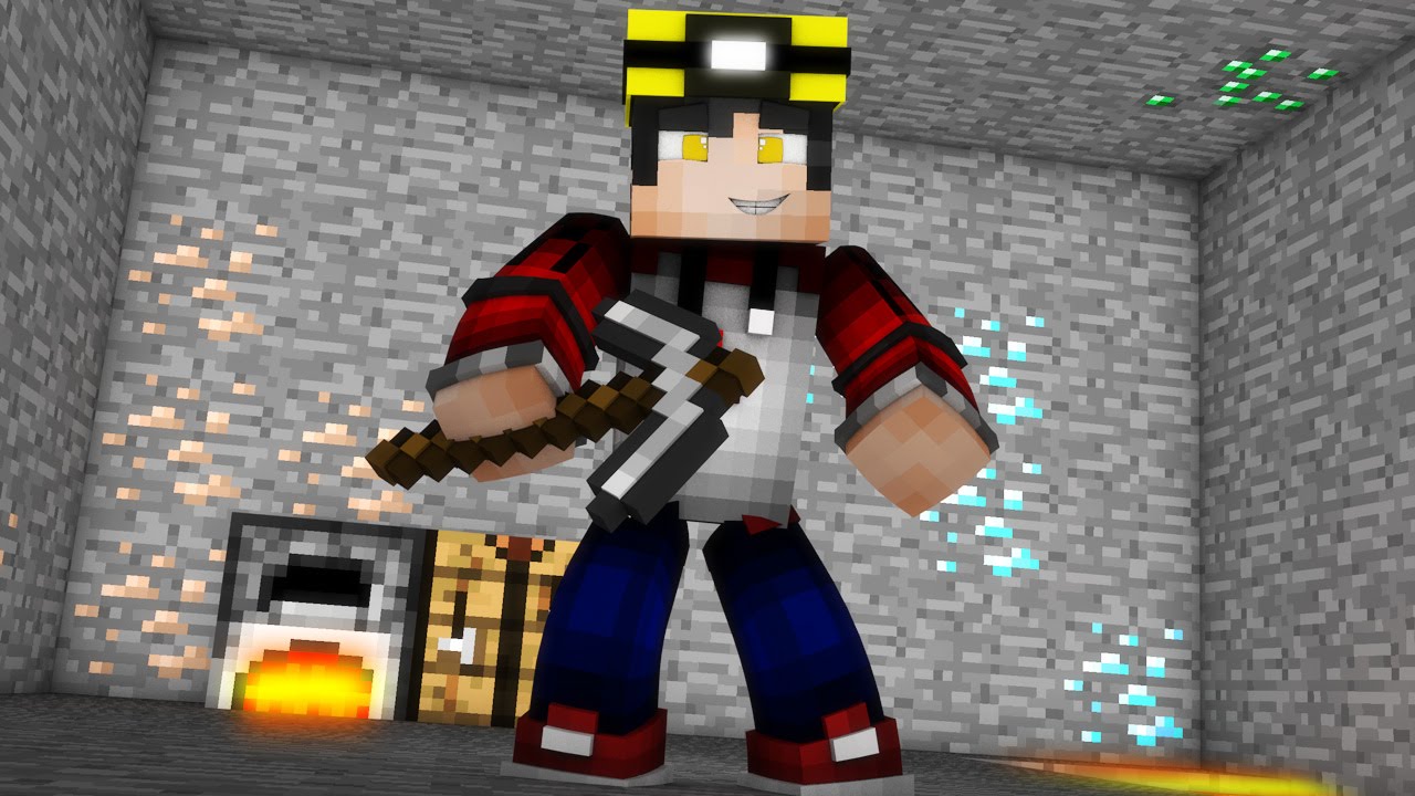 Minecraft : TechAdventure - Dia de minera&ccedil;&atilde;o #2 | TechBr