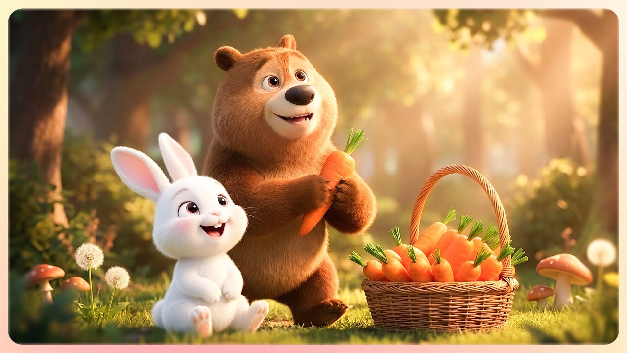 Little Barnaby | The Carrot Treasure Adventure | No Dialogue Safe Animation for Kids