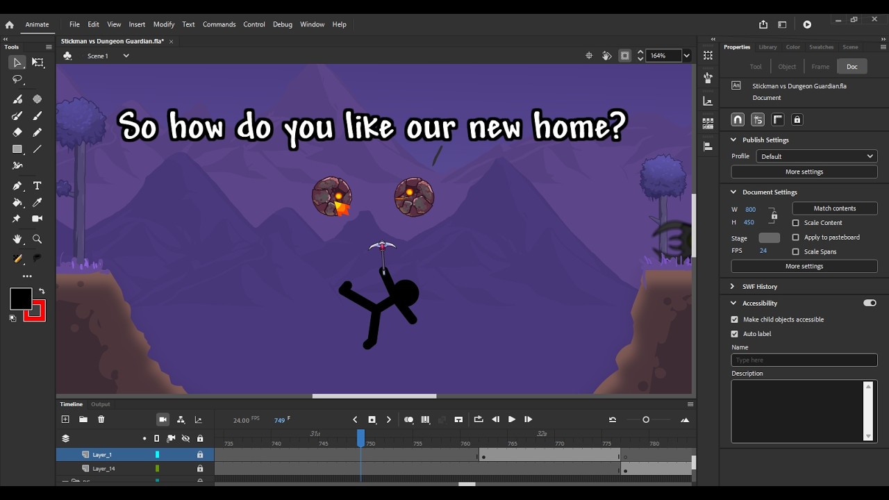 Can I finish Stickman vs Terraria animation in 3 day? (short stream maybe)