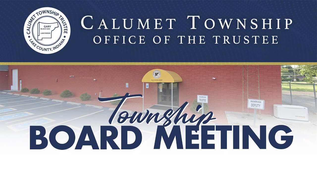 Calumet Township Board Meeting Jan 6th 2026