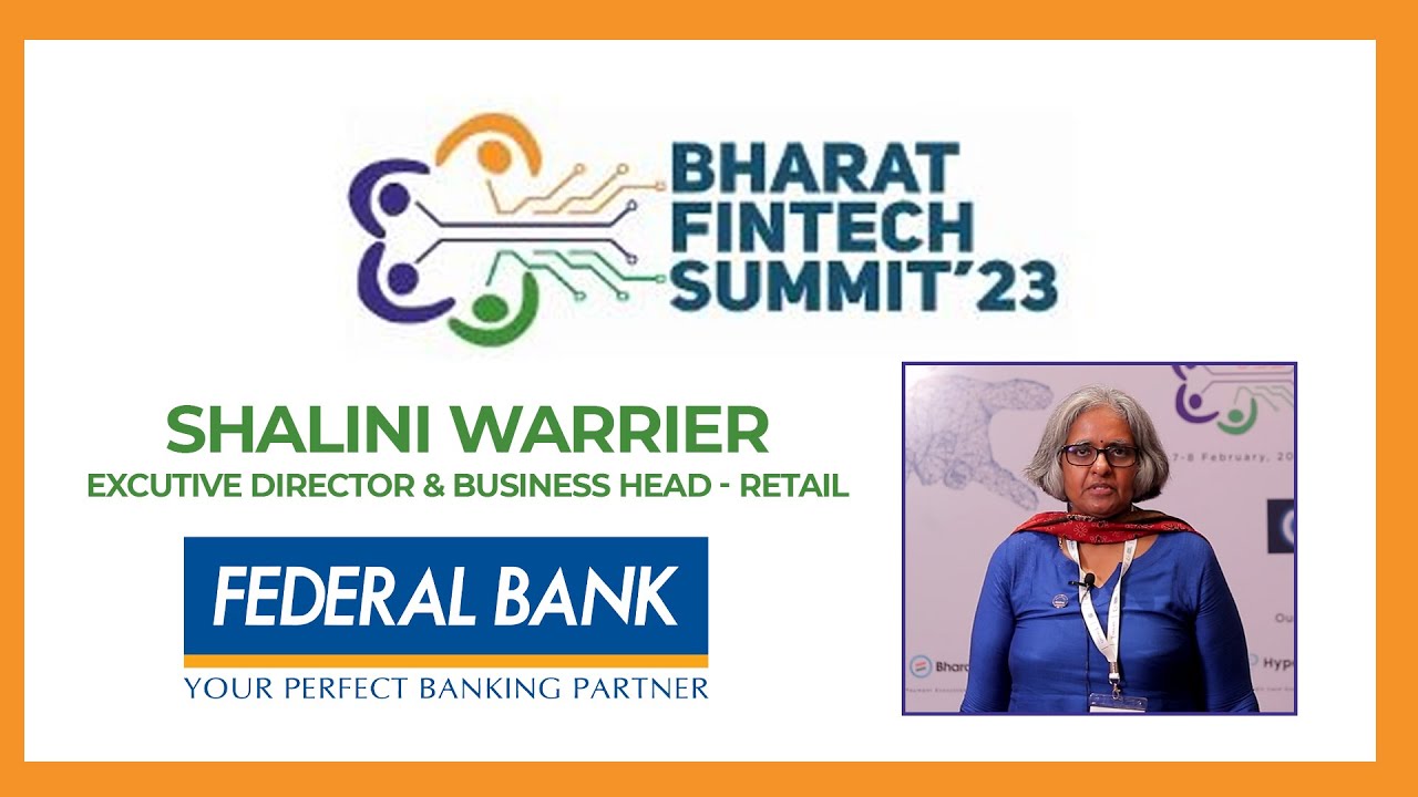 Federal Bank | Fednet Internet Banking | Shalini Warrier | Bharat Fintech Summit 2023 | Hybiz tv