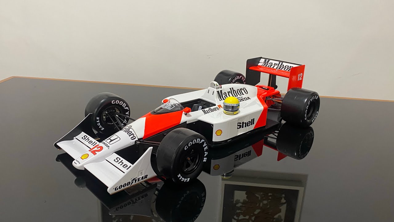 McLaren Honda MP4/4 Ayrton Senna - escala 1/8