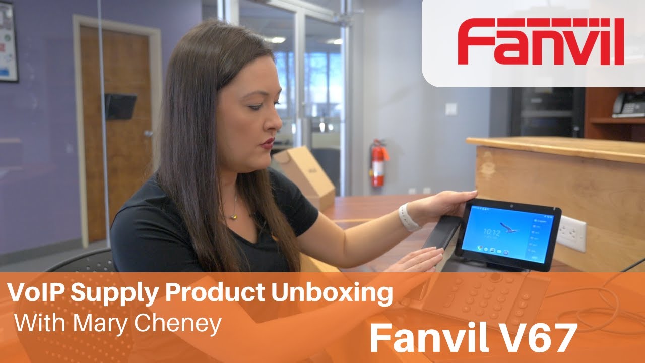 Распаковка IP-телефона Fanvil V67 | VoIP Supply