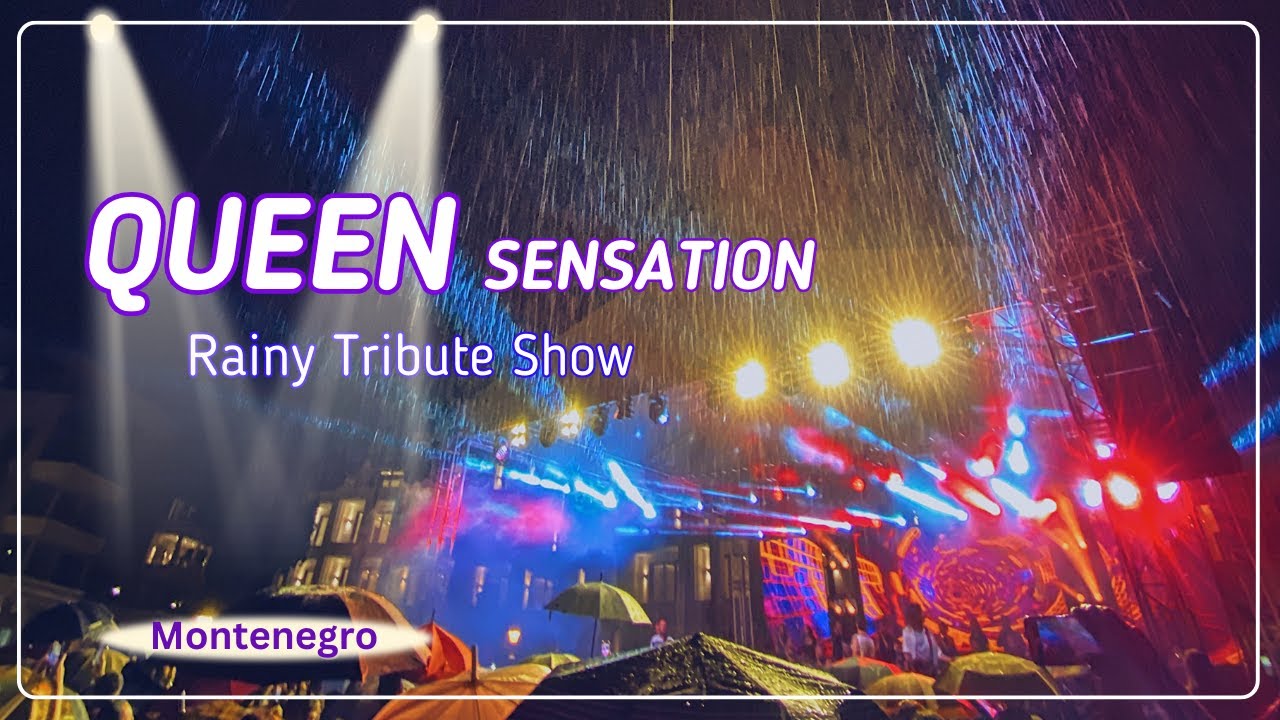 QUEEN sensation, concert in Kumbor, Montenegro.