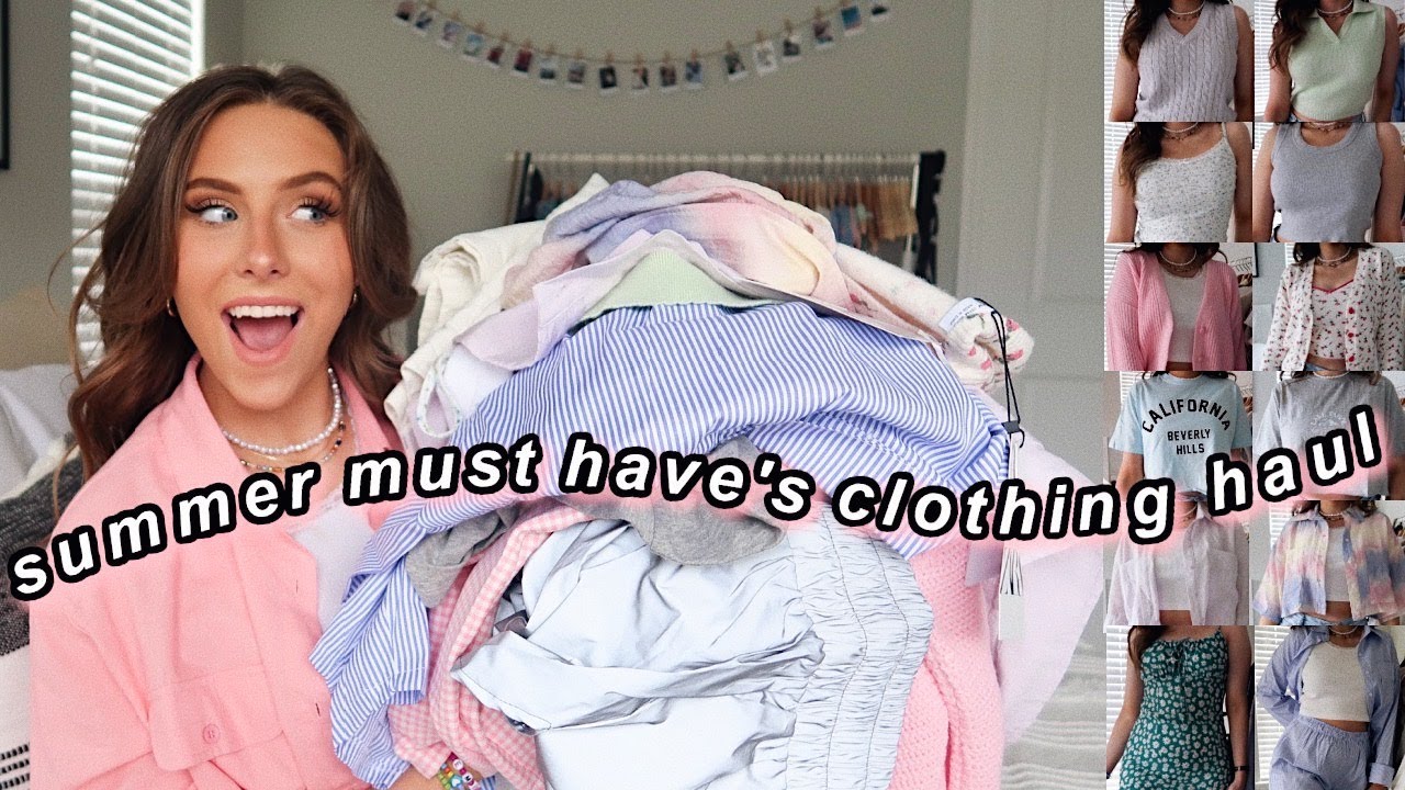 SPRING + SUMMER TRY ON CLOTHING HAUL 2021 | boohoo, pacsun, + zara !