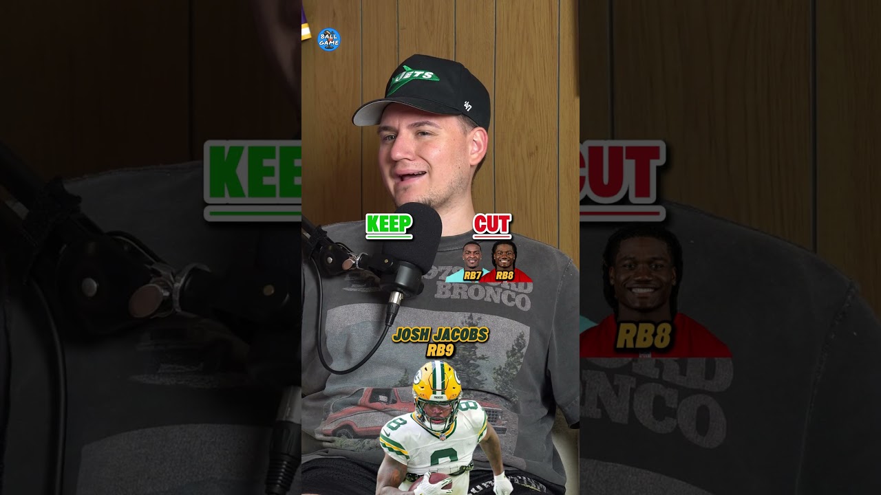 Keep 4 Cut 4: Раннинбеки фэнтези-футбола🔥🏈 #nflshorts #fantasyfootball