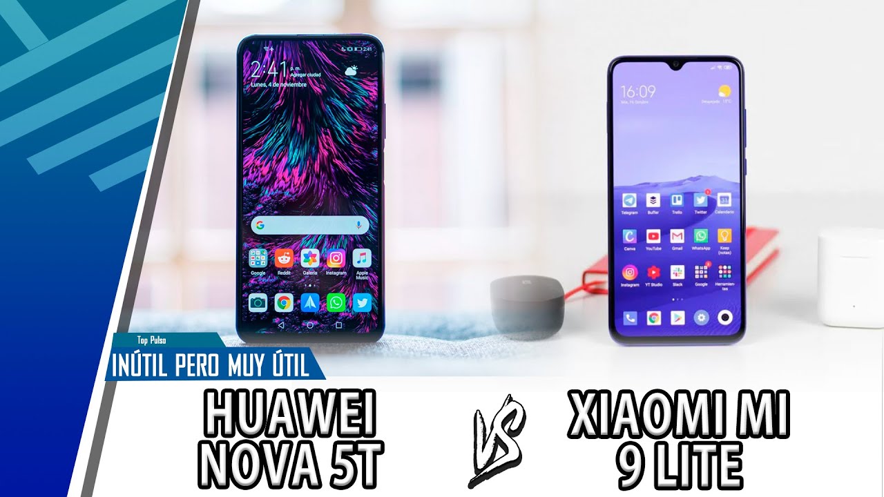 Huawei Nova 5T VS Xiaomi Mi 9 Lite | Enfrentamiento In&uacute;til Pero Muy &Uacute;til | Top Pulso