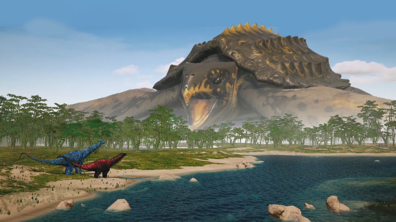 Archelon is a totally fair and balanced dino - Beasts of Bermuda