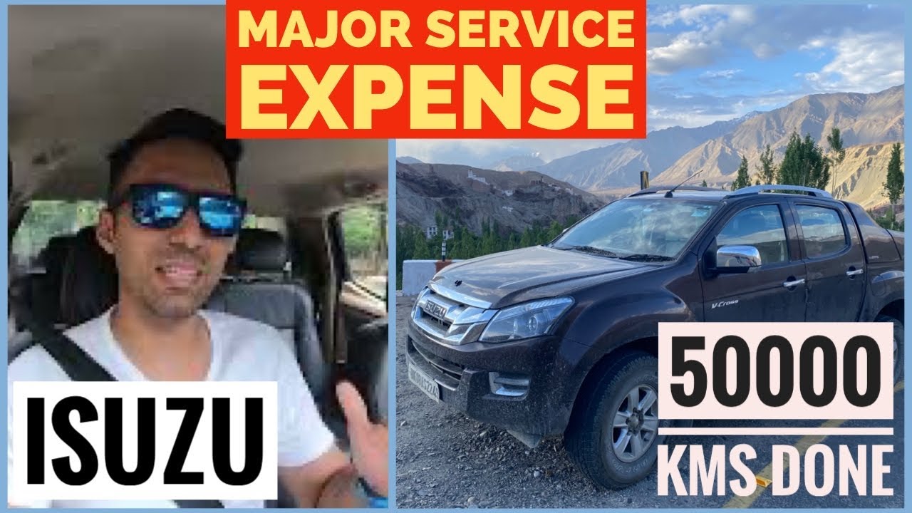 12,000 SAVED on ISUZU VCROSS SERVICE