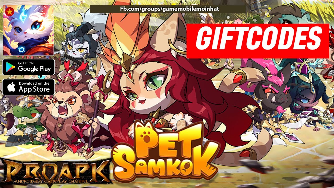 Pet Samkok - 3Q war Gameplay Android / iOS (Official Launch) + Gift Codes 🎁🎁🎁