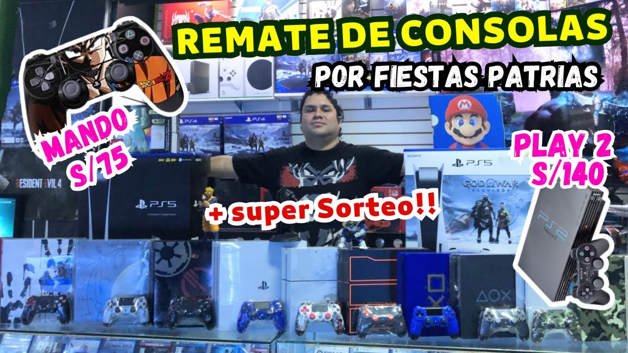 REMATE DE CONSOLAS Y VIDEOJUEGOS EN POLVOS AZULES - PRECIOS ACTUALIZADOS JULIO 2023 (PLAY, NINTENDO)