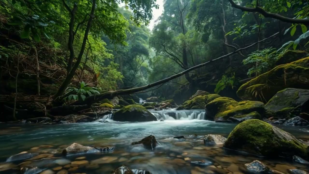 Quiet Forest River Sounds 🌿 Perfect for Sleep & Meditation