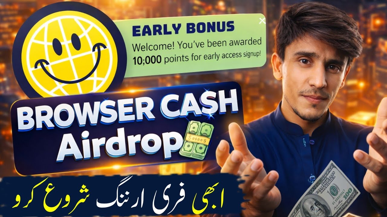 Browser Cash Airdrop 💵 Free Money & Crypto | Easy Free Online Earning 2026