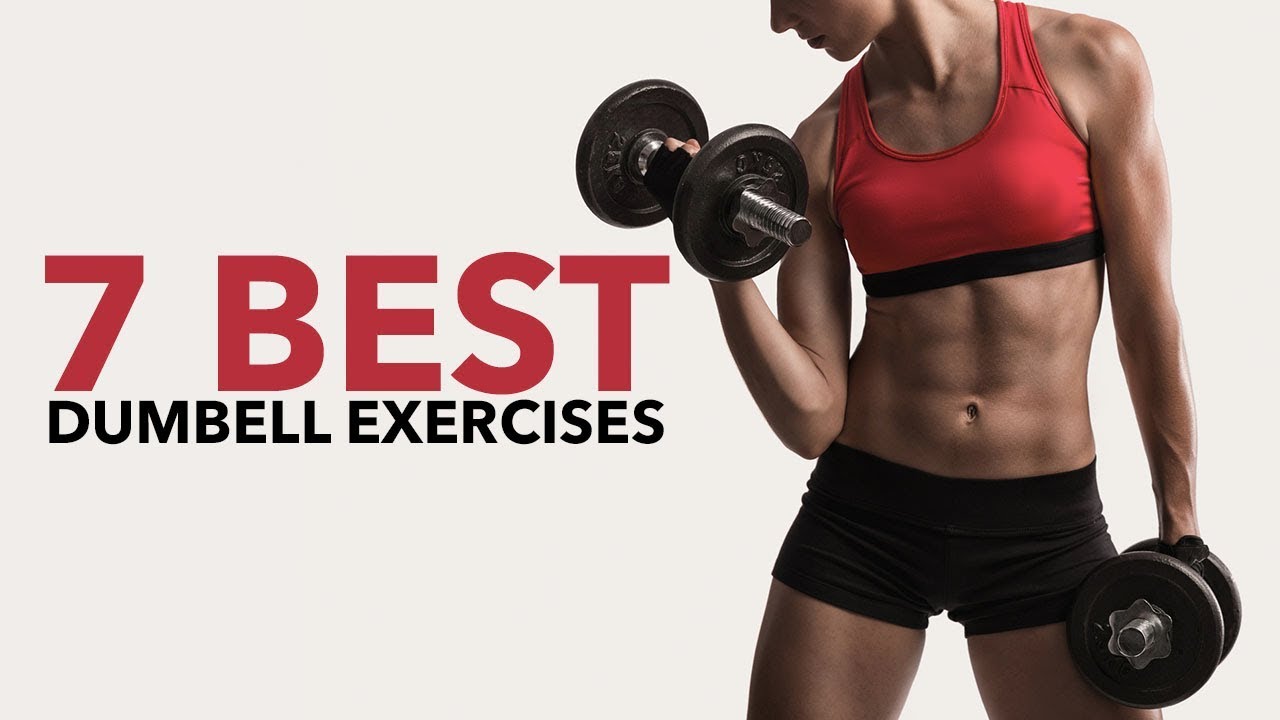 7 Best Dumbbell Exercises for Women (FULL BODY WORKOUT)